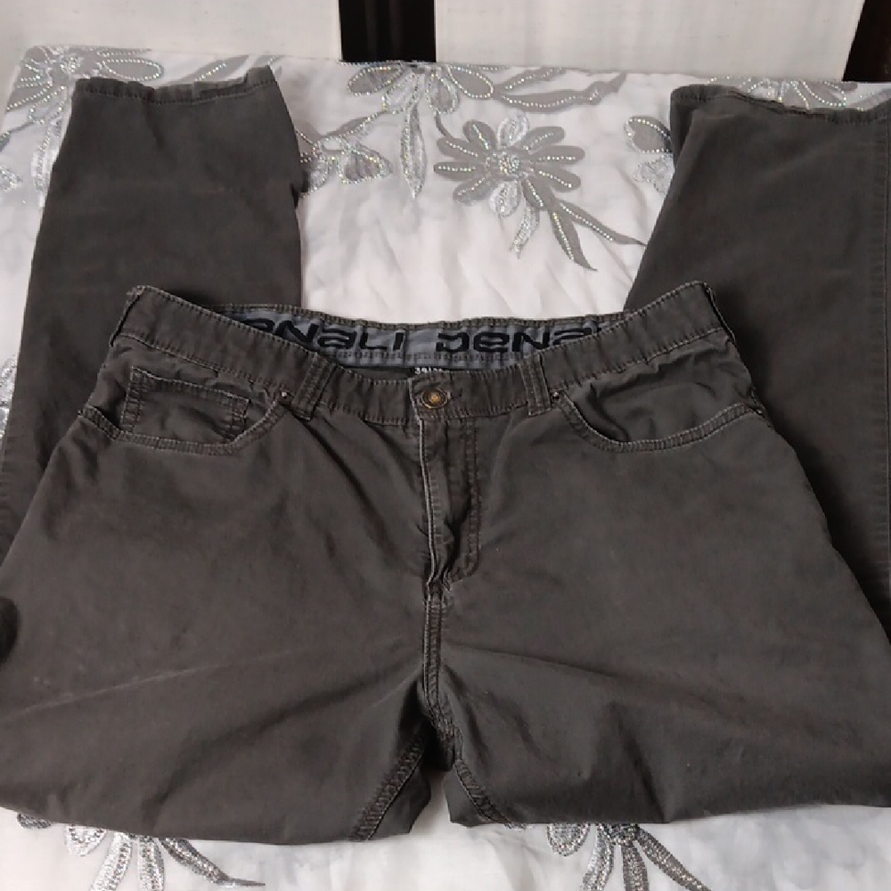 Gray Cargo Pants with Straight Leg Design